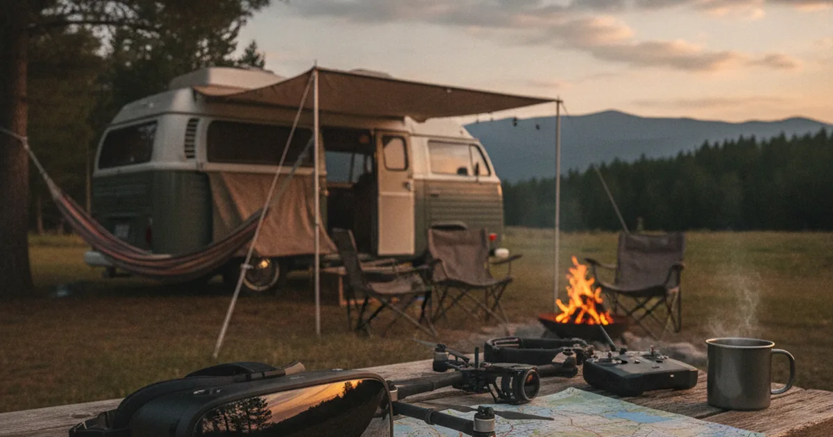 FPV-Brille im Campingurlaub: Ihr Guide für unvergessliche Flüge
