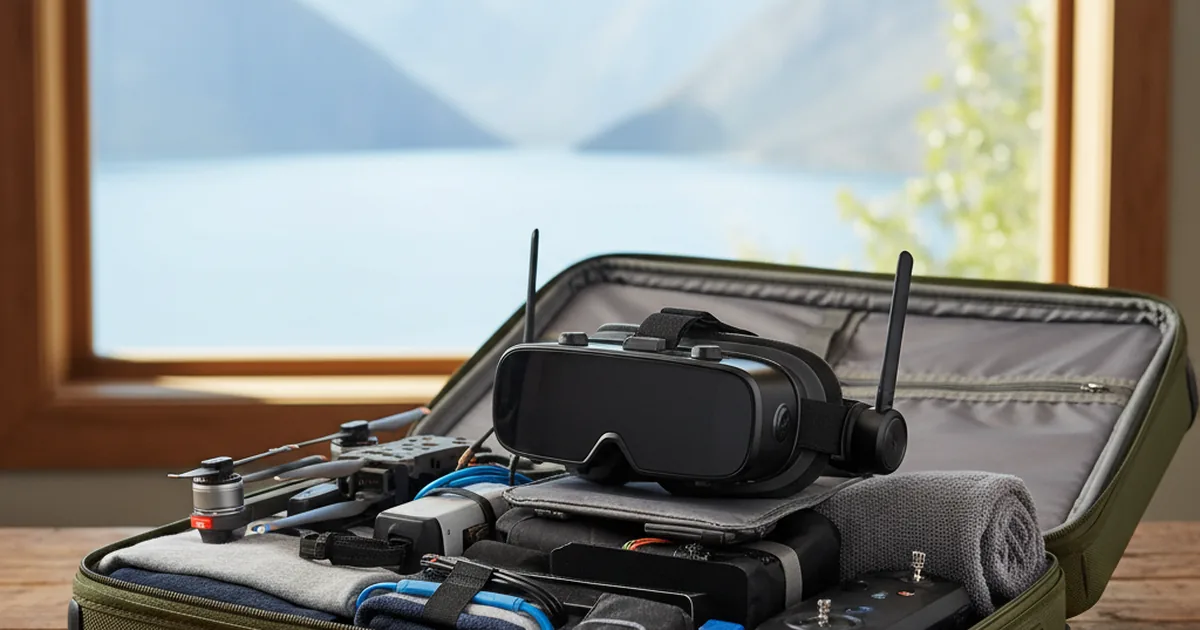 FPV Brille im Reisegepäck: Tipps für sicheres Reisen und unbeschwerten Flugspaß