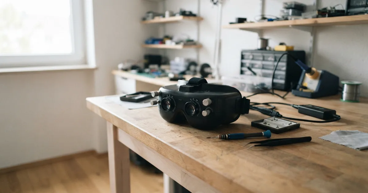FPV Brille mit Dioptrien anpassen und Korrekturlinsen für gestochen scharfe Sicht
