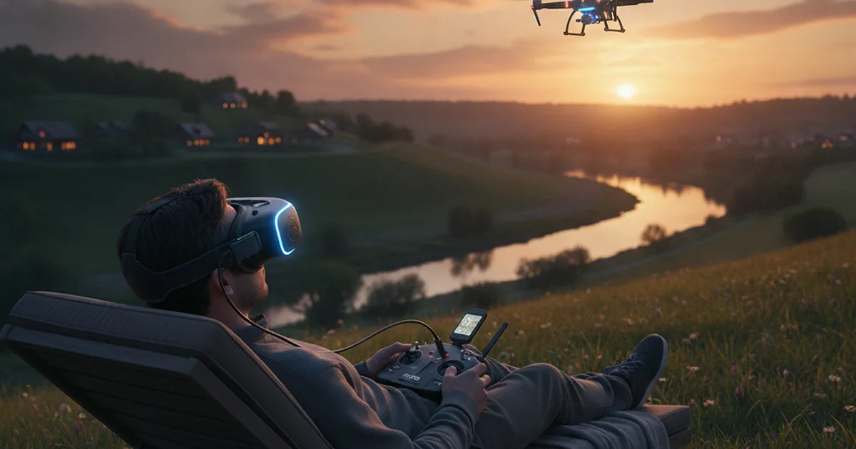 FPV Brillen für entspannte Abendflüge: Ihr Guide für klare Sicht und unvergessliche Momente
